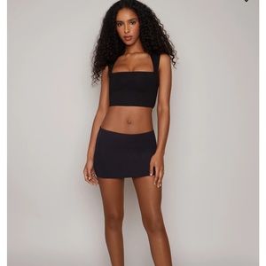 GUIZIO MICRO MINI STRETCH SKIRT